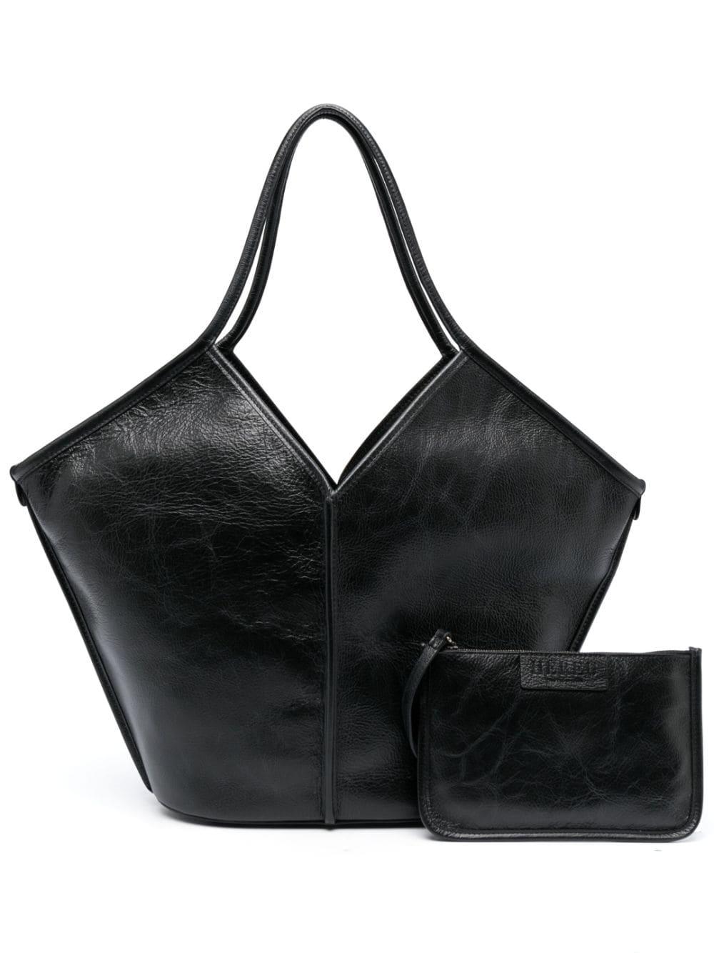 Hereu Callela Leather Tote Bag in Black | Lyst