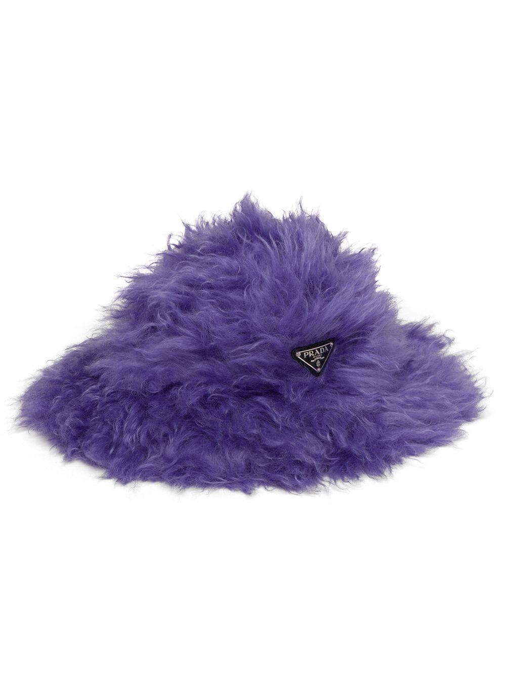 Prada fluffy bucket hat Clearance