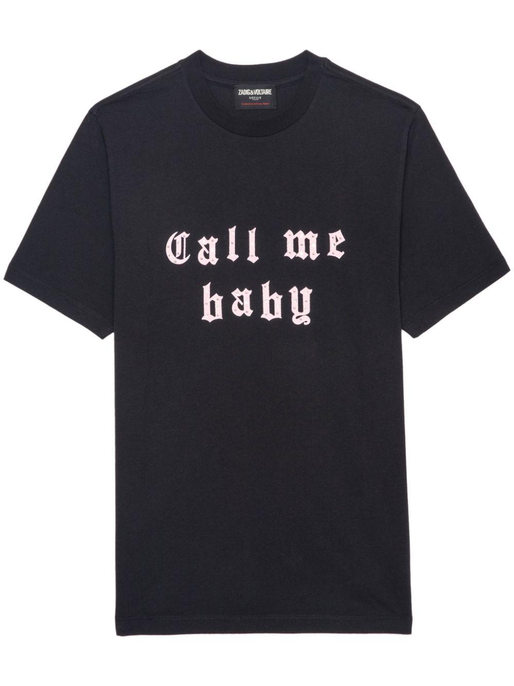 Sandro レディース ブラック ラインストーン Tシャツ トップス Sandro レディース ブラック ラインストーン Tシャツ トップス