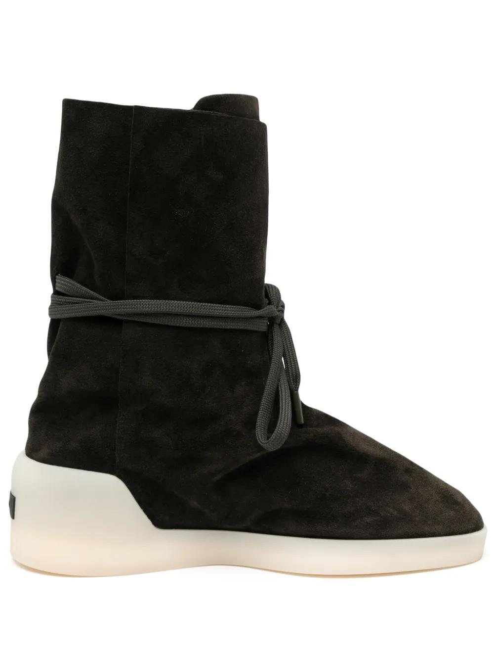 【関税込み】Fear of God ブラック ペブルレザー ブーツ Leather boots Fear of God Black size 37 EU in Leather - 36114825