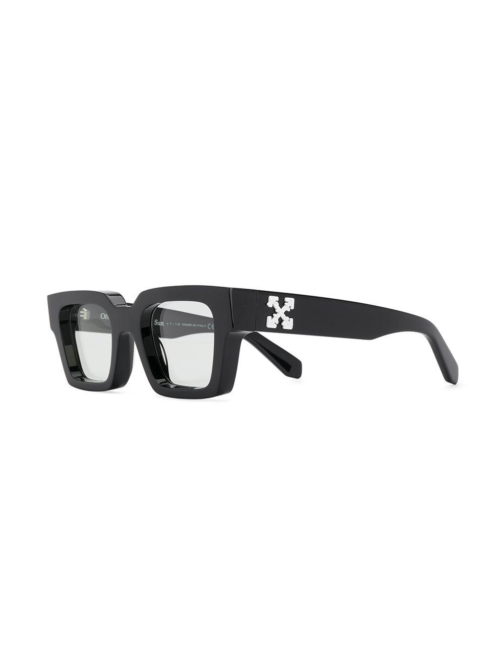 Off-White c/o Virgil Abloh Arrows Plaque Square-frame Sunglasses