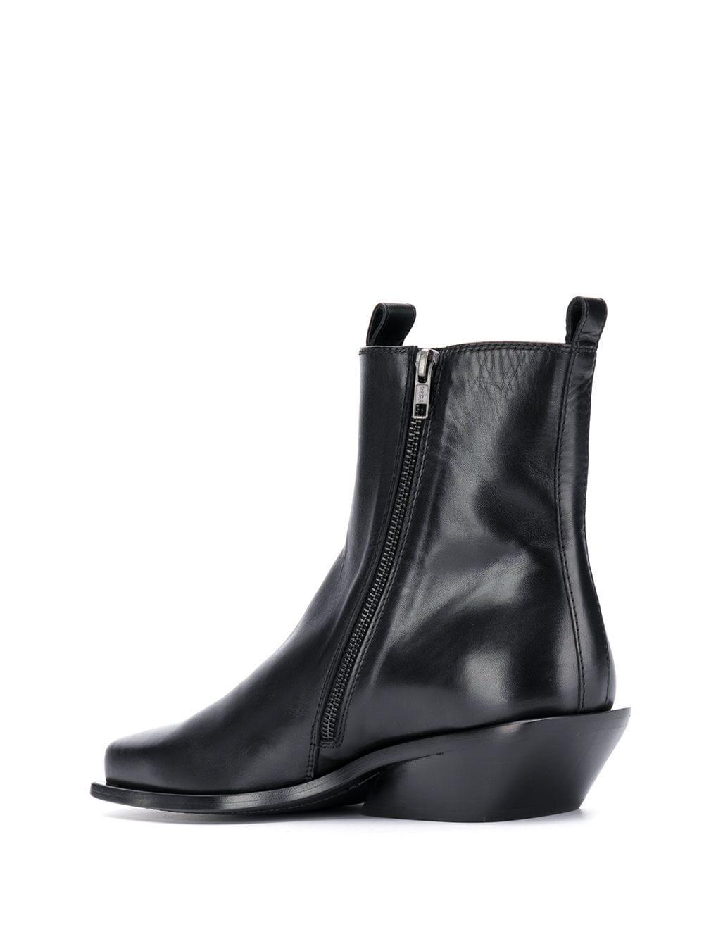 Ann Demeulemeester Square Toe Chelsea Boots in Black for Men - Lyst