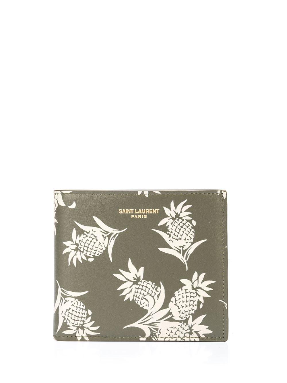 ysl pineapple wallet