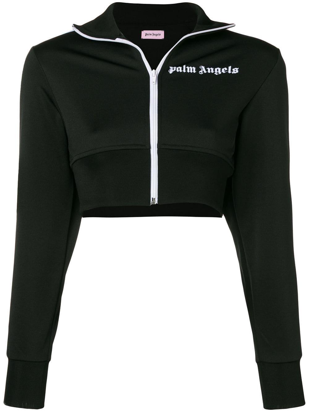 palm angels crop sweater