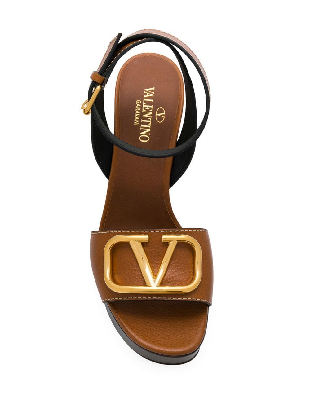 valentino garavani go logo sandals