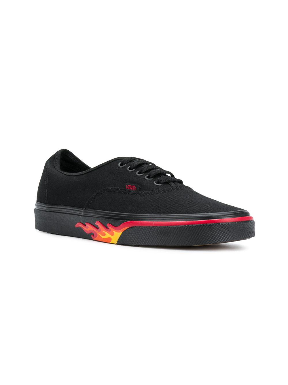 vans flame wall authentic