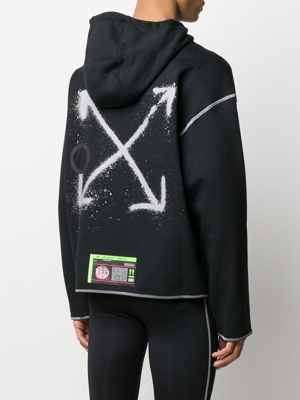 off-white x nike hoodie black 2020