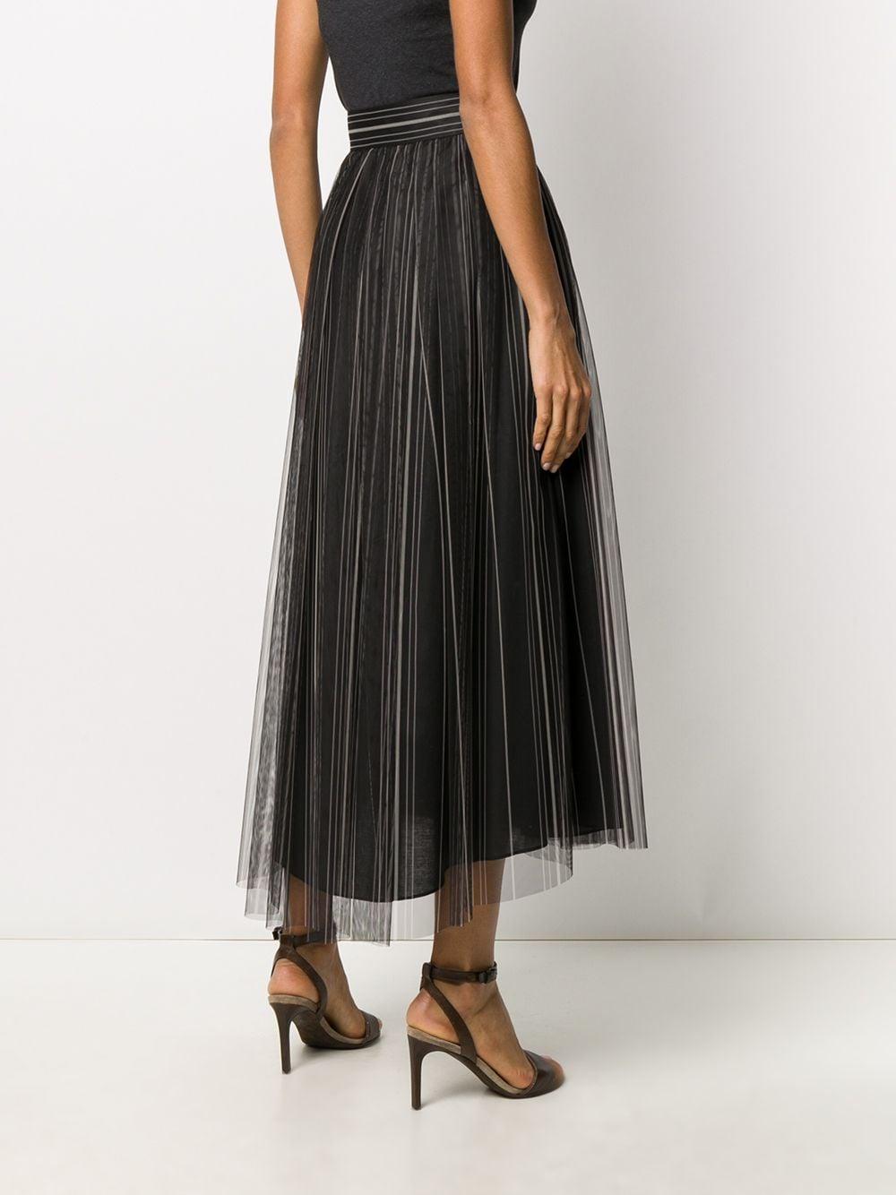 brunello cucinelli tulle skirt