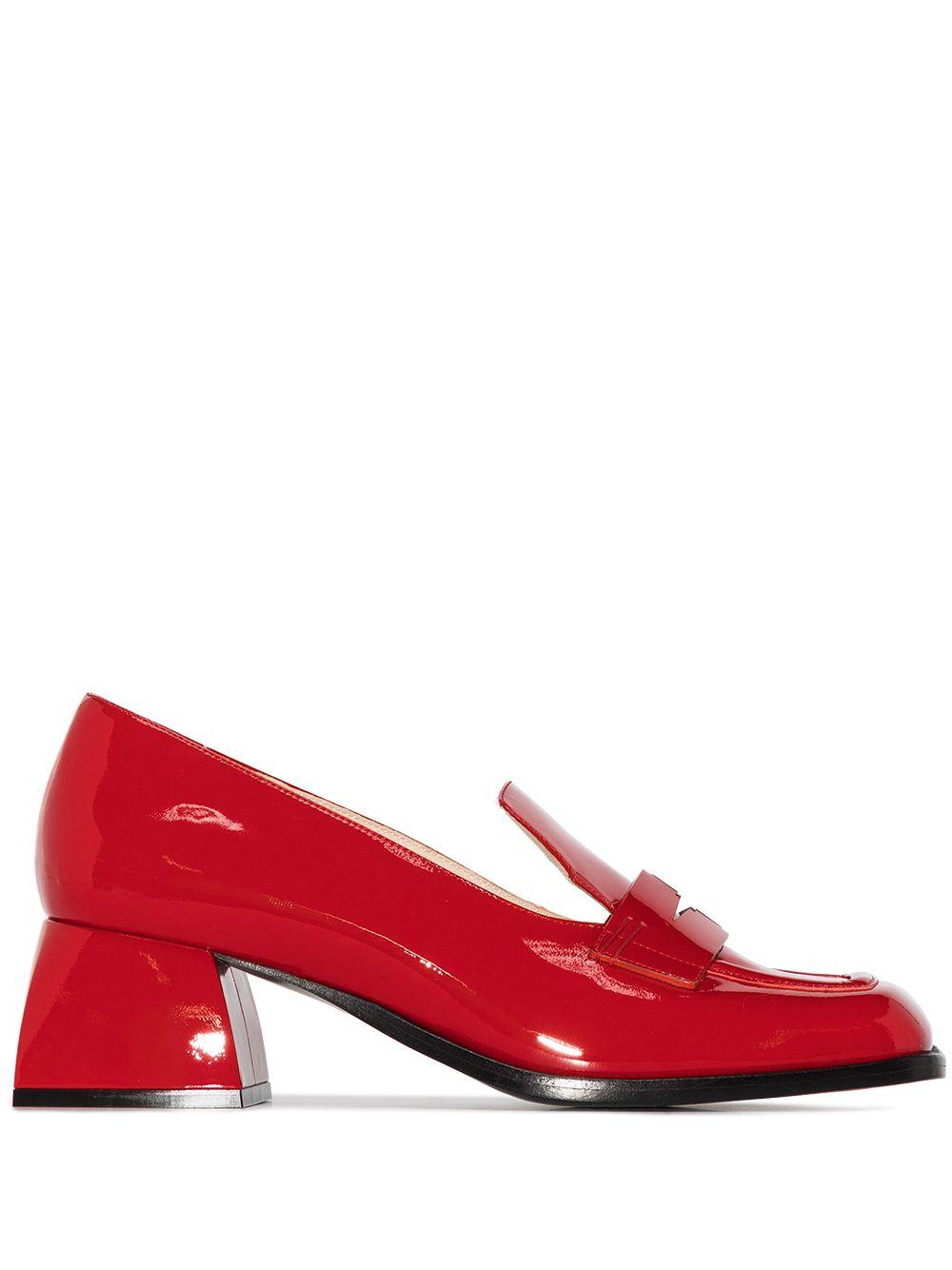 NODALETO Bulla Cara 45mm Loafers in Red | Lyst