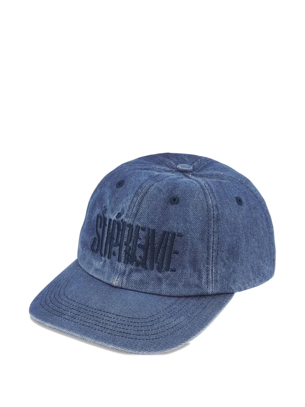 Supreme Splatter 6-Panel Baseball Cap in Blue for Men | Lyst