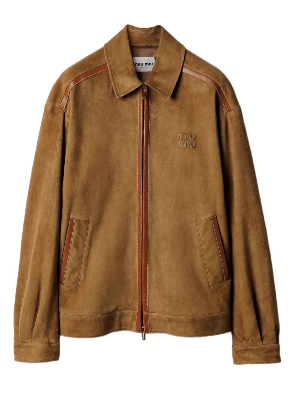 Miu Miu Leather jackets for Women | Online Sale up to 19
