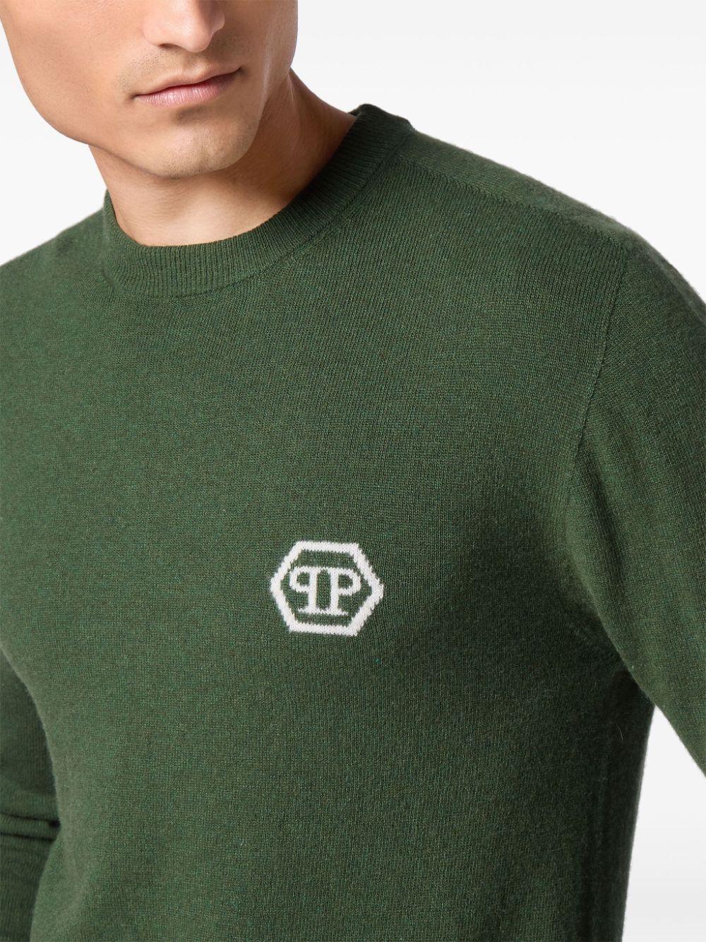 Philipp Plein Hexagon Sweater in Green for Men Lyst UK