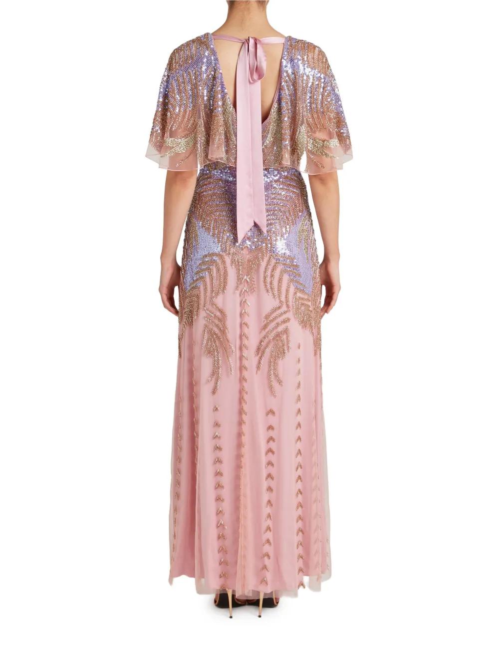 open lace back dress Petal Gown - Blush | Dresses & Jumpsuits