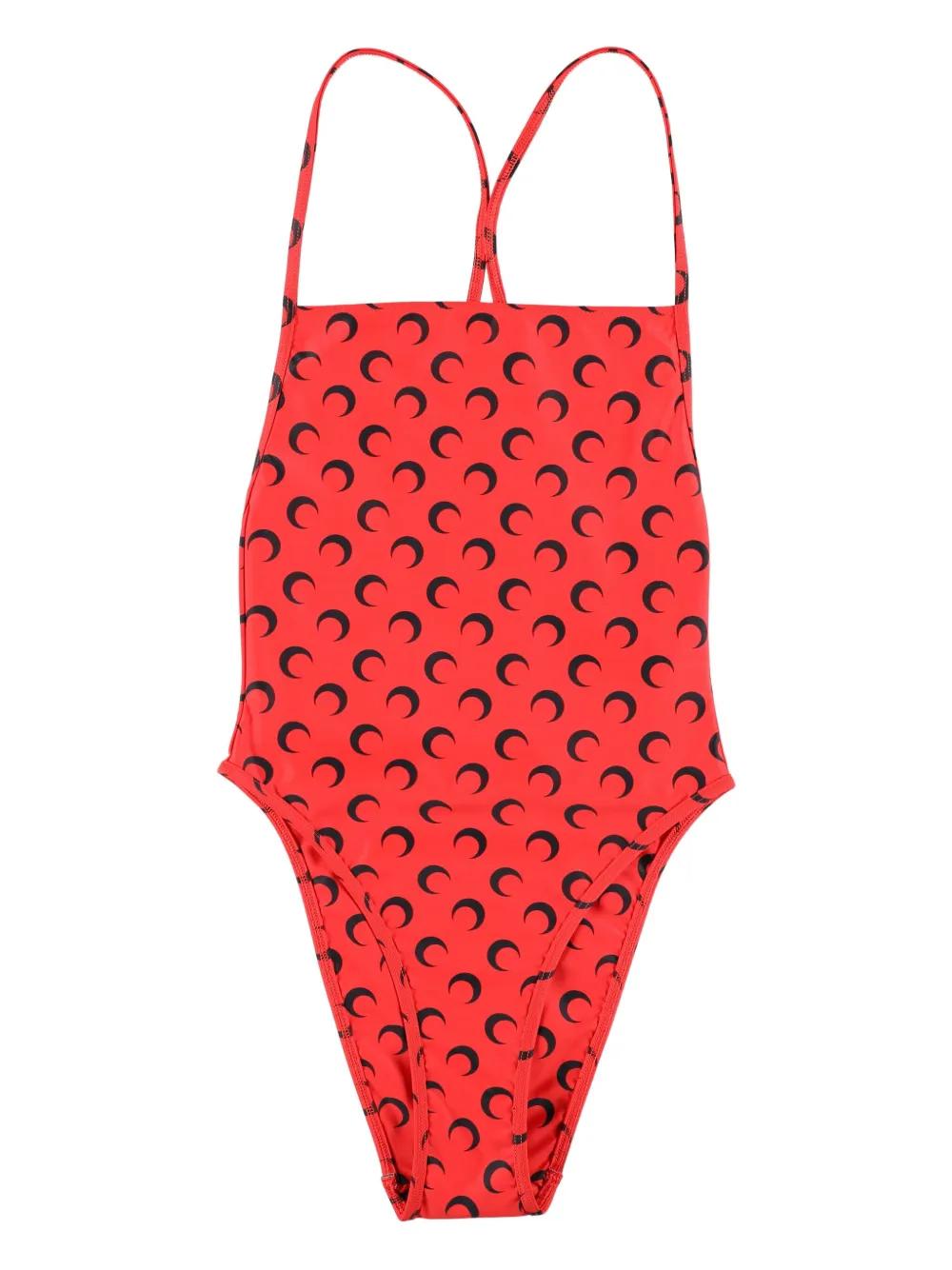 Marine Serre ★ワンピース水着 Swimwear Jersey One Piece • Marine Serre
