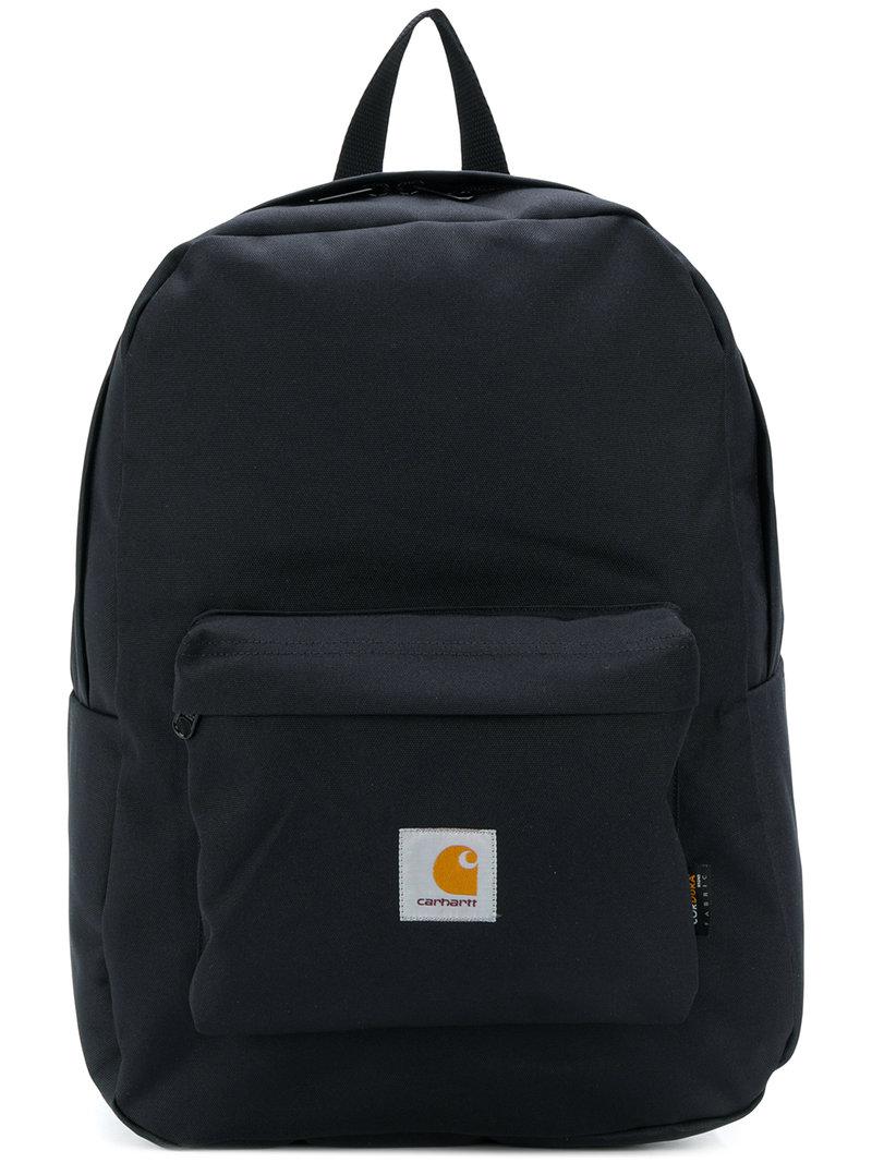 Carhartt Logo Patch Backpack in Black for Men | Lyst