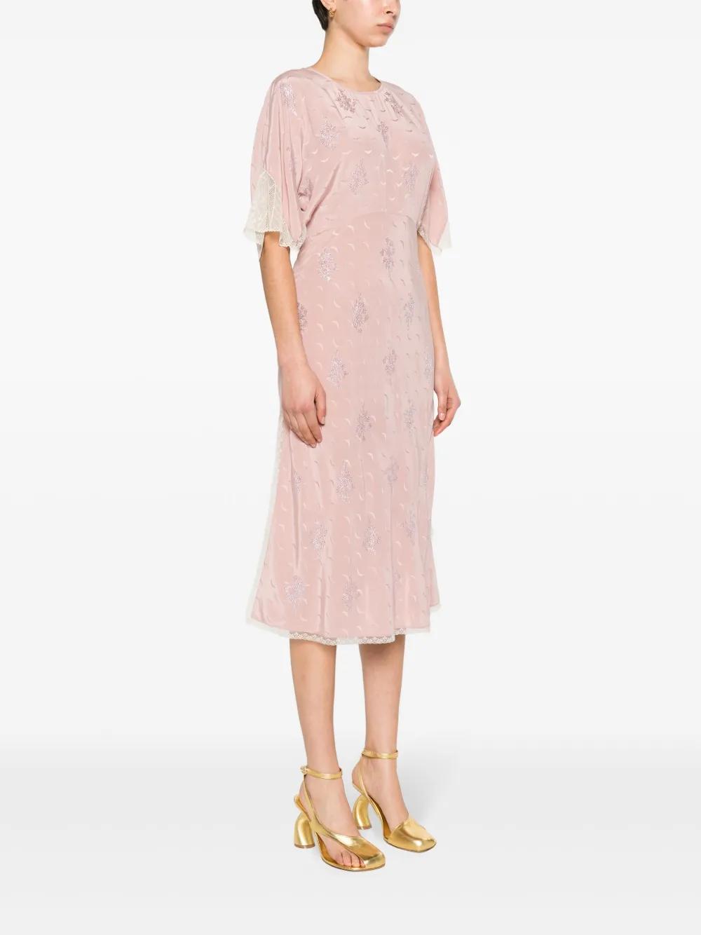 zadig and voltaire midi dress Rhodral Floral Print Midi Dress for Women - Cloud - Size: M