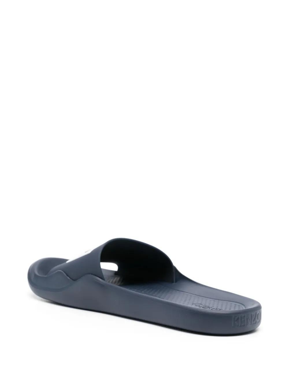 Kenzo Vibrant Blue Slide Sandals KENZO Kids Shoes & Sneakers - New Collection | Kids around main image 2
