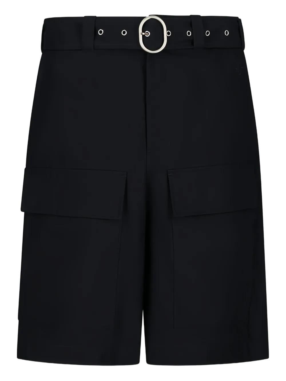 JIL SANDER オーバーサイズハーフパンツ Jil Sander レイヤード ハーフパンツ | グレー | FARFETCH JP