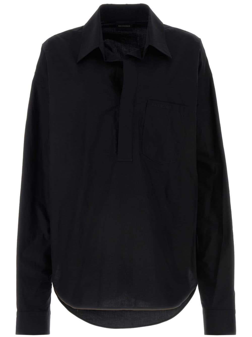 Balenciaga t shirt button up deals