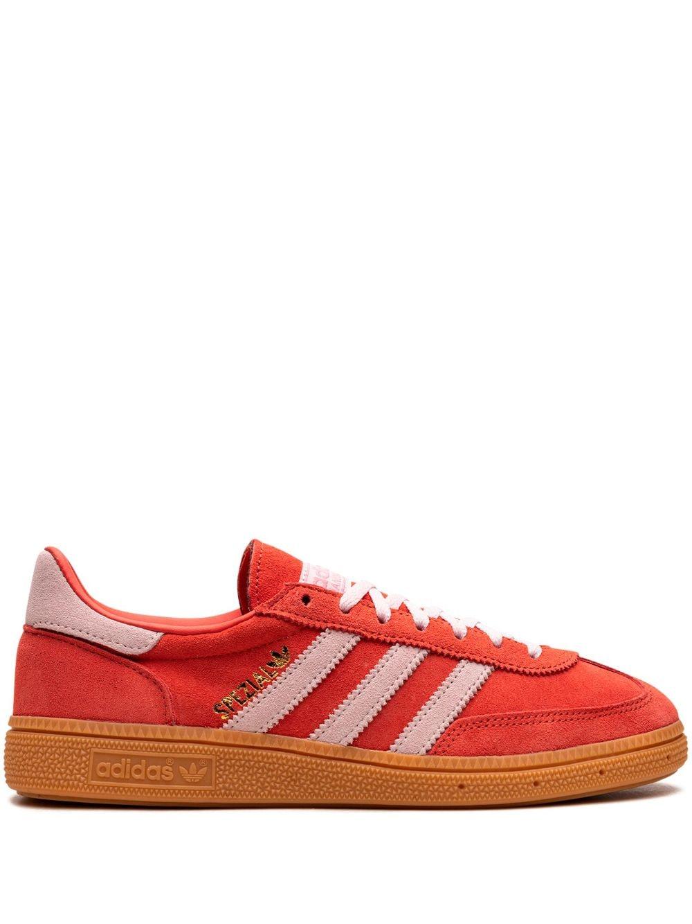 Bright red sales adidas shoes