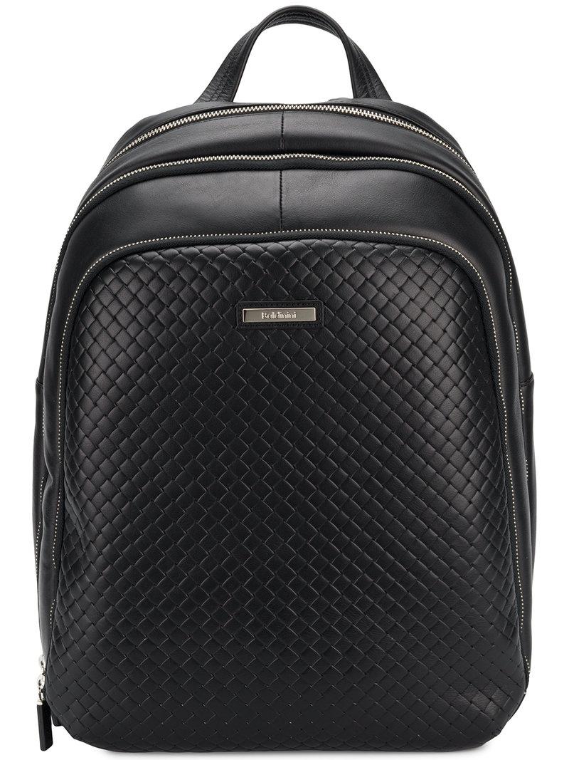 Zaino intrecciatoBaldinini in Pelle da Uomo colore Nero - Lyst
