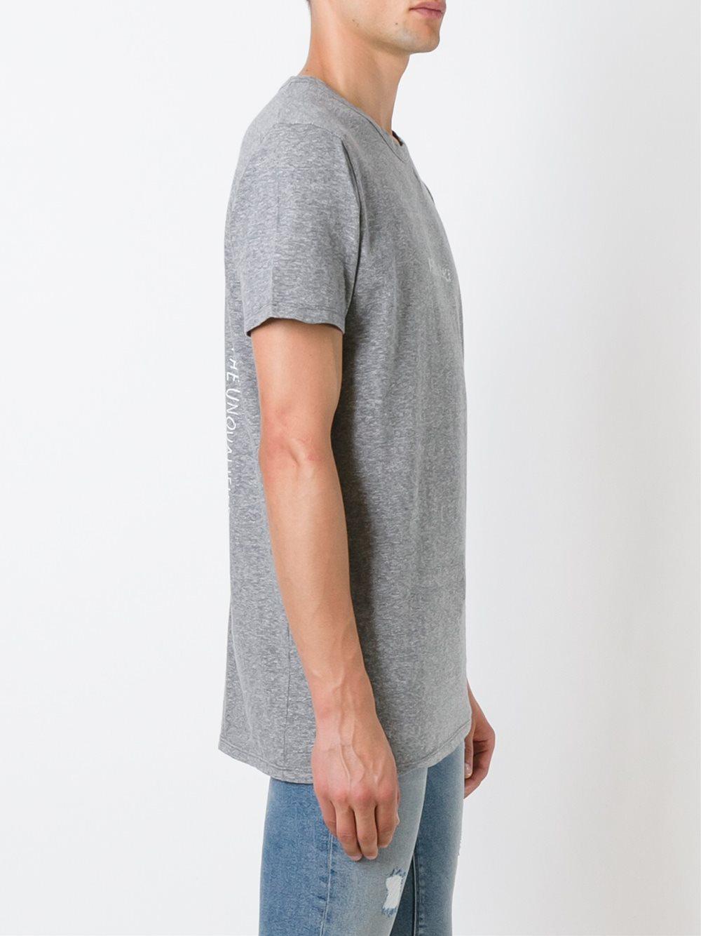 Rta Cotton Rest In Peace Print T Shirt In Grey Gray For Men Lyst