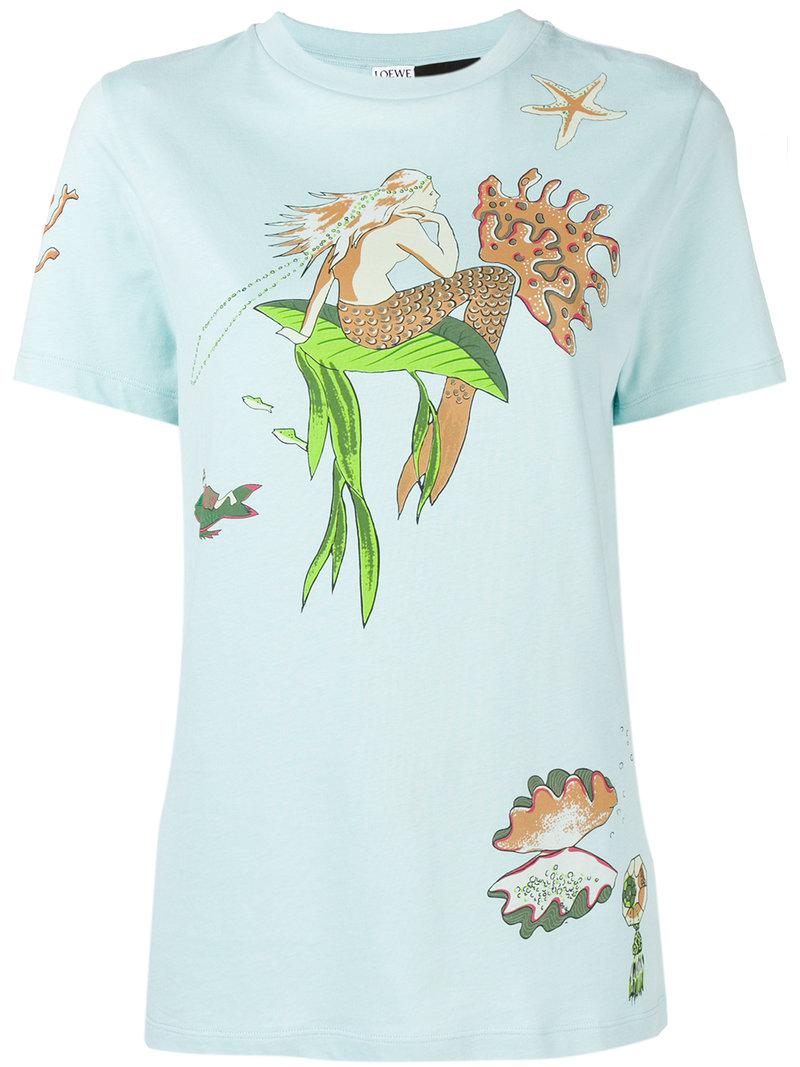 Loewe Cotton X Paula's Mermaid T-shirt 