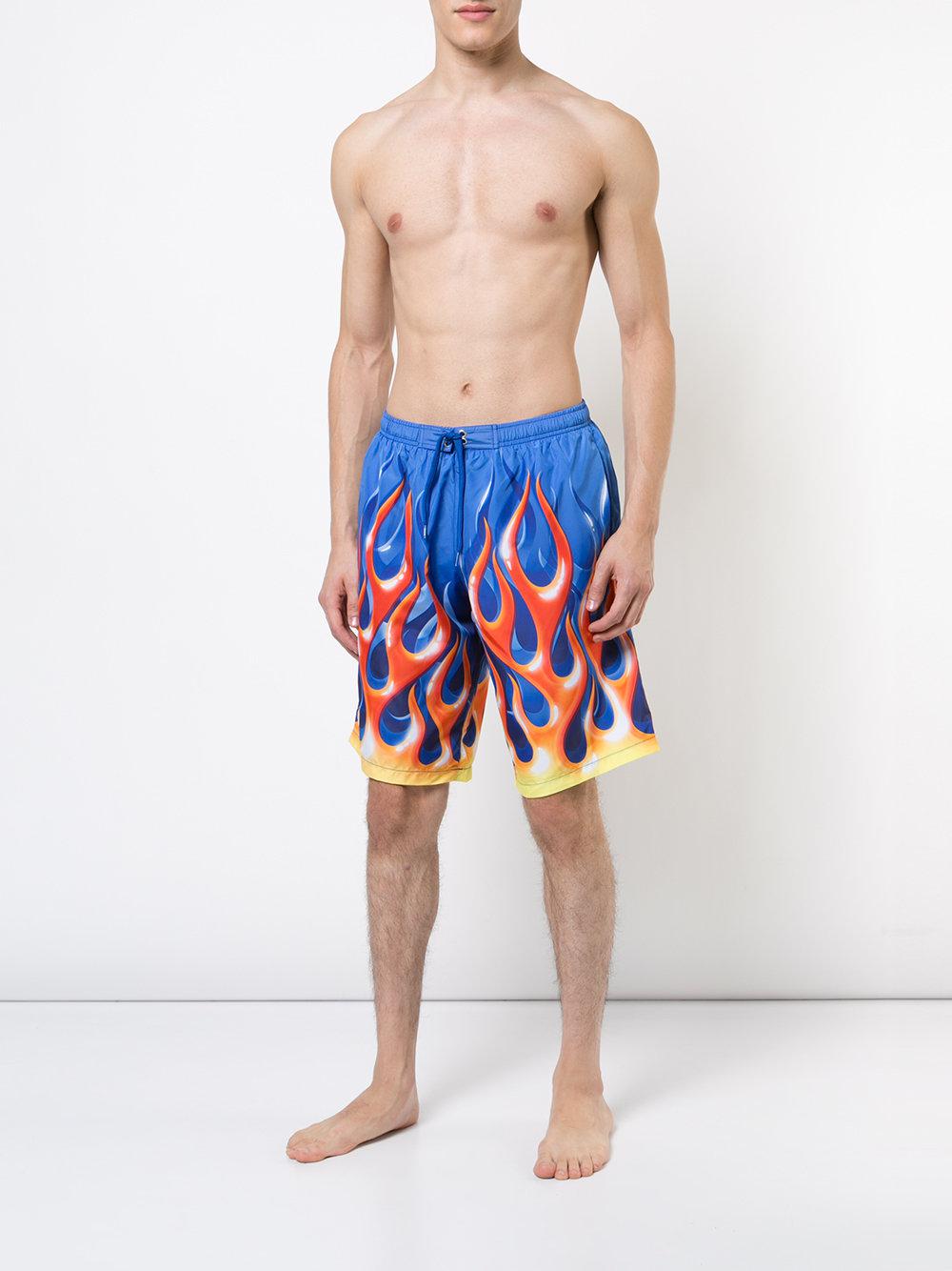 Blue flame shop shorts