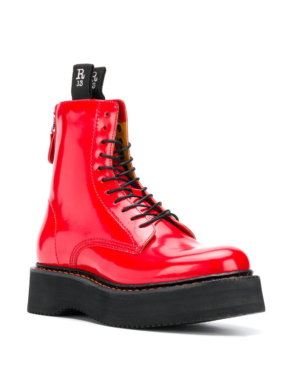 r13 ankle harness half platform boot