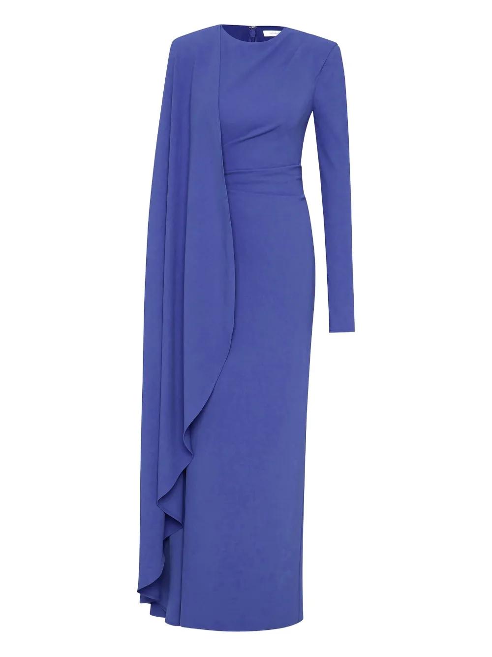 black long sleeve long formal dress Ever-Pretty Deep V Neck Long Sleeve Sequin Evening Dress with Side Slit