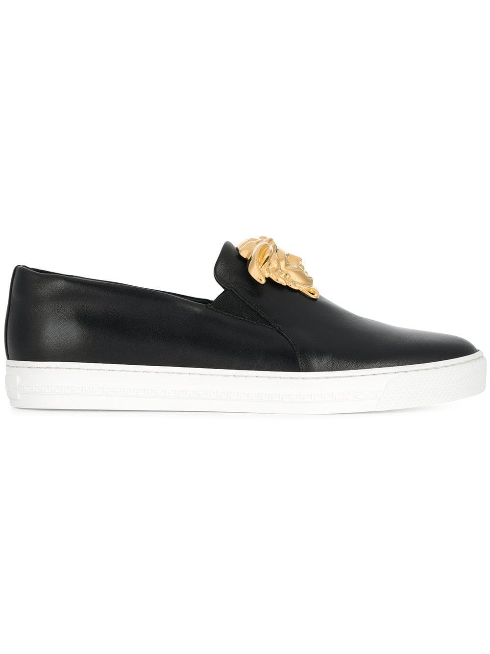 Versace Medusa Head Skate Shoes in Black for Men | Lyst