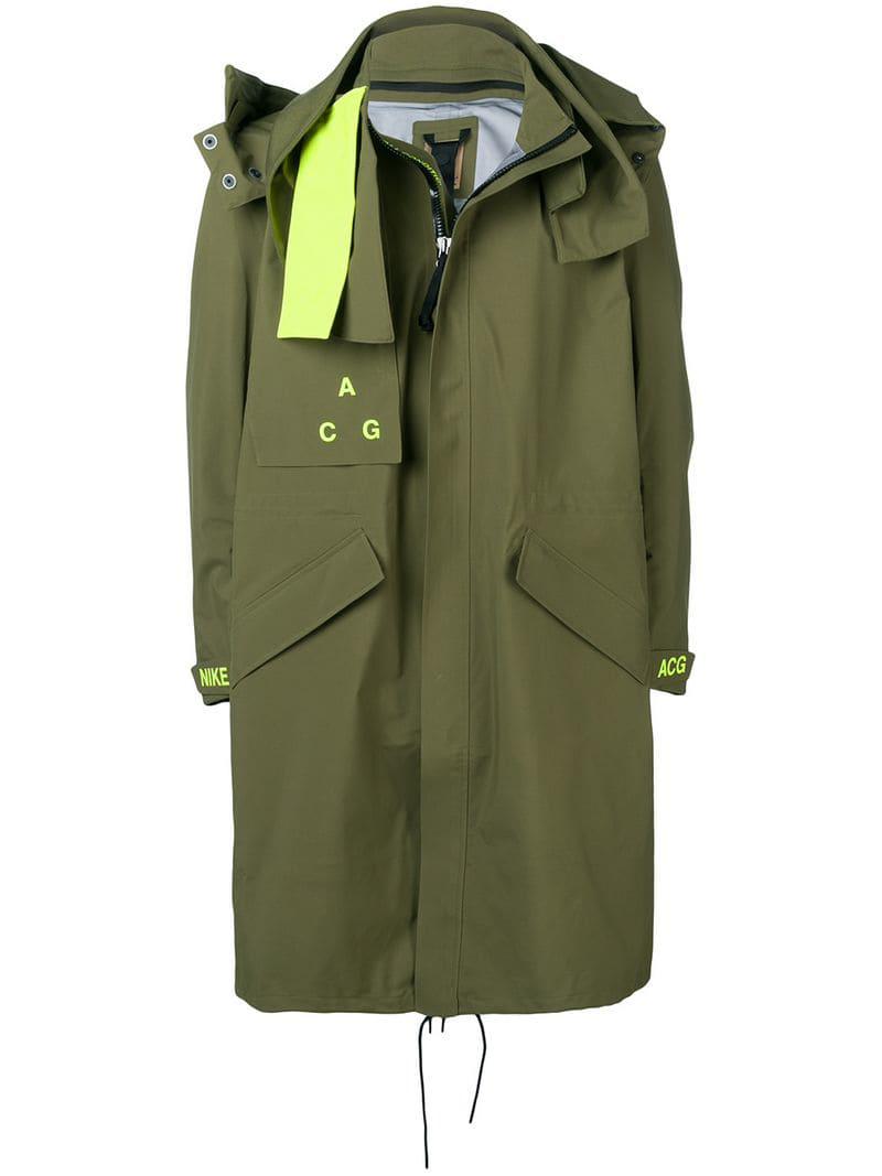 nike acg trench coat