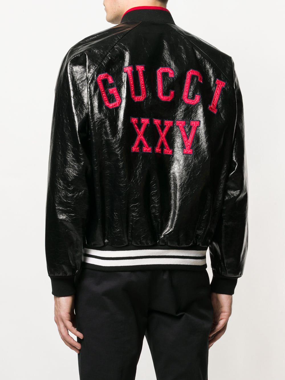 Gucci Synthetic Ny Yankees Bomber Jacket in Black for Men - Lyst