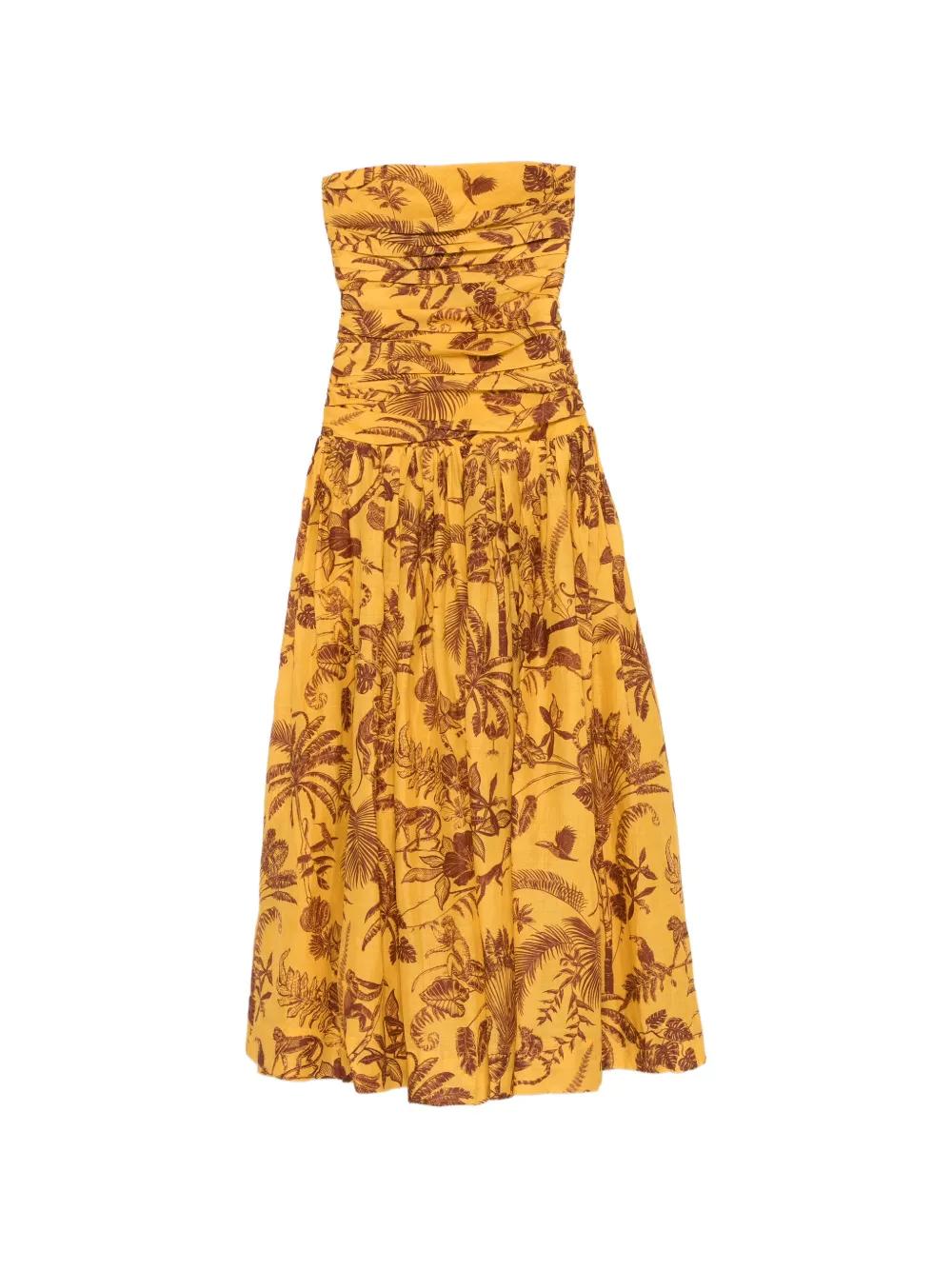 knee length dresses for ladies Alemais Women's Jules Floral Midi Dress main image 1
