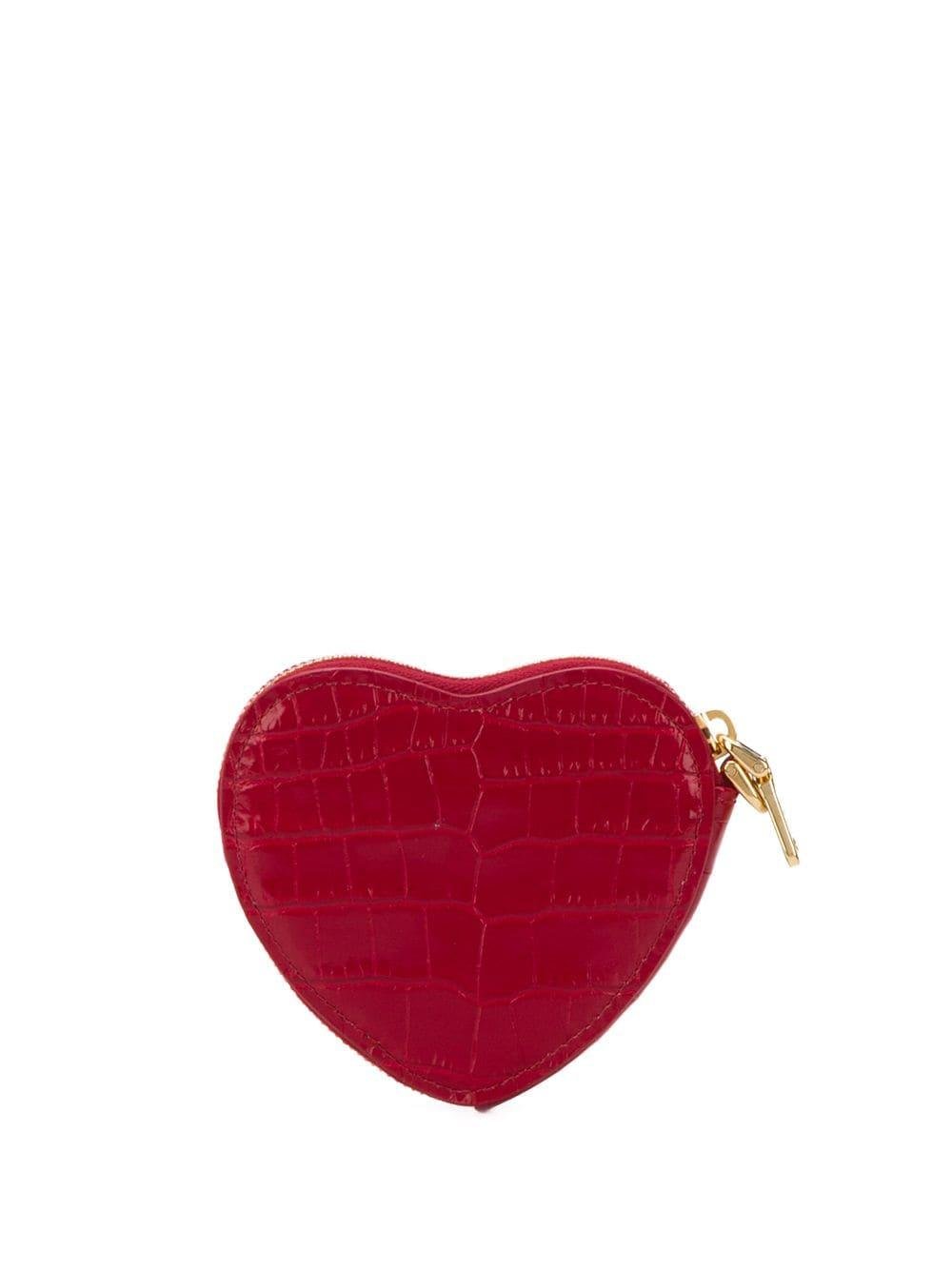 heart shaped coin bag