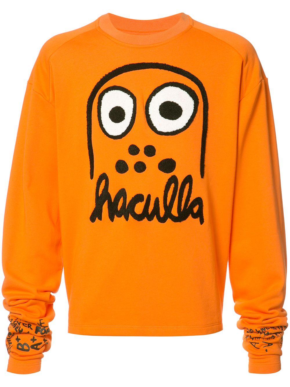 Haculla Logo Print Sweatshirt in Orange for Men - Lyst