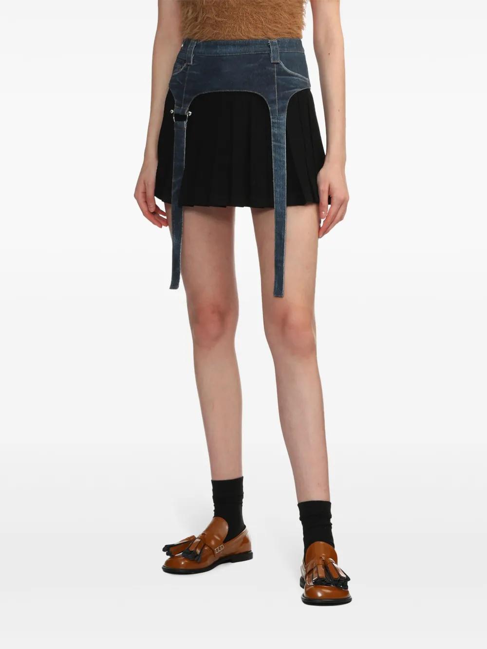 【新品未使用】Andersson Bell Pleats Mini Skirt Levi's® X Adsb Andersson Bell Pleated Skirt - Medium Wash