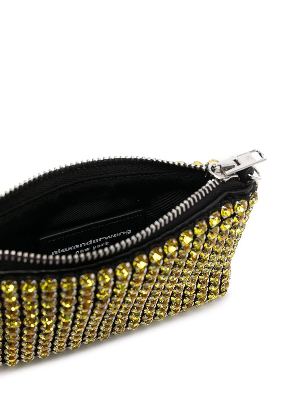 Alexander Wang Leather Rhinestone Embellished Crossbody Bag in Black Lyst