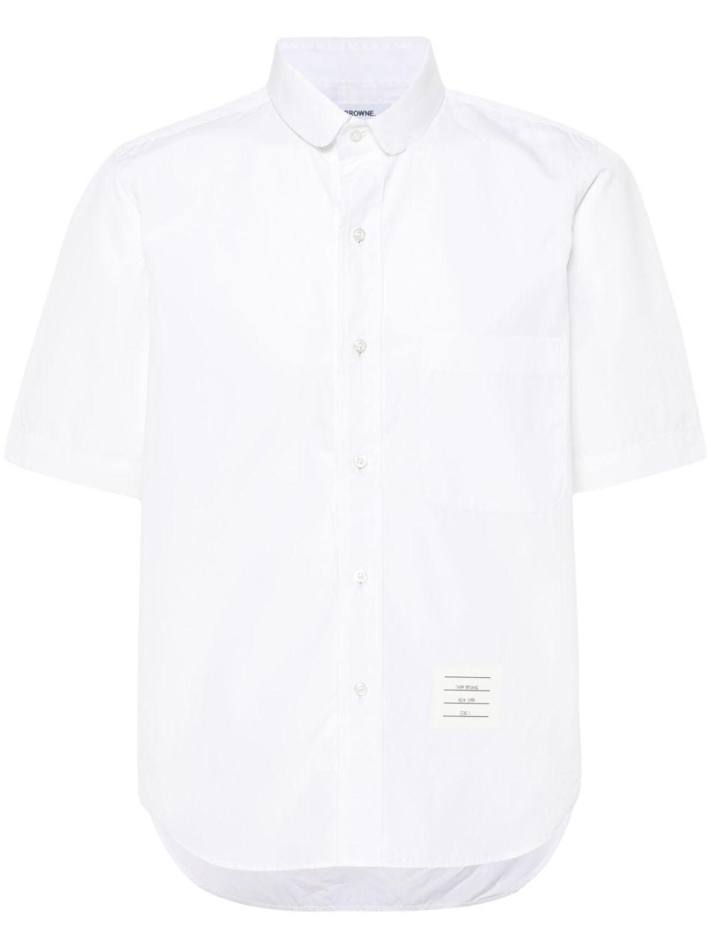 Thom Browne メンズ ホワイト ショートスリーブ シャツ シャツ