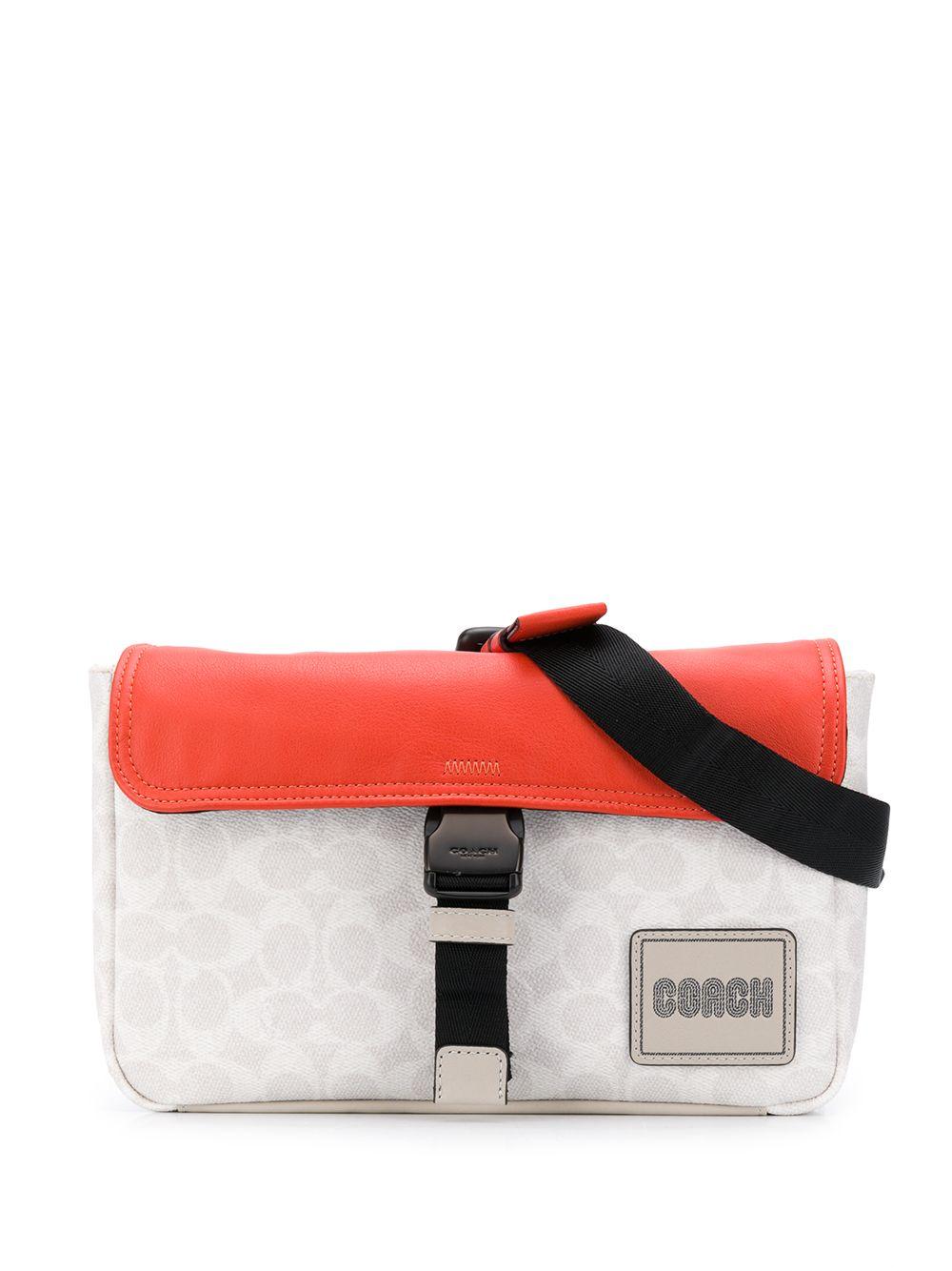 pacer belt bolsa crossbody with coach patch