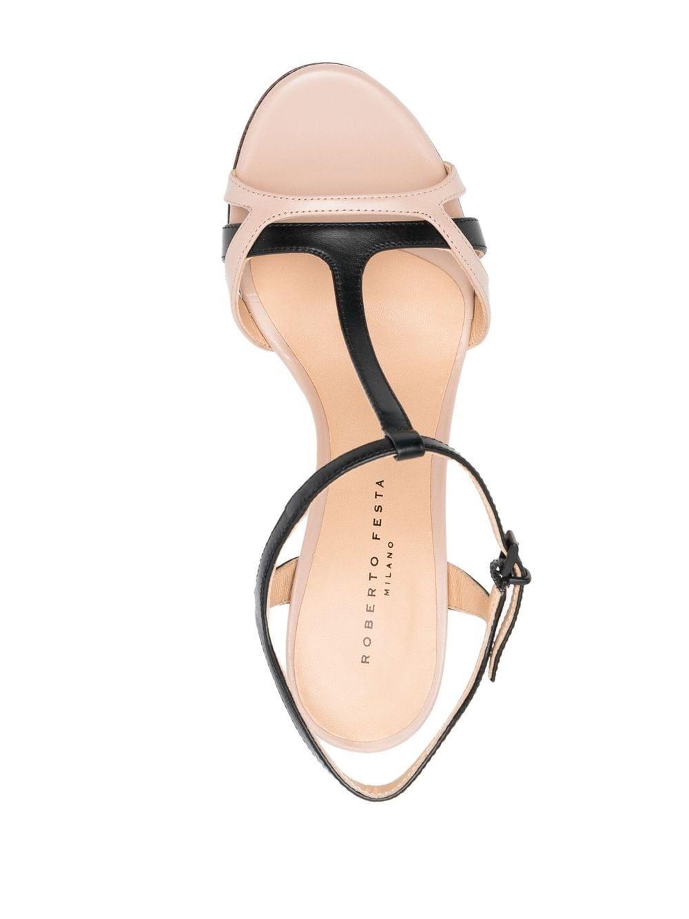Roberto Festa Holly Two-tone Leather Sandals | Lyst