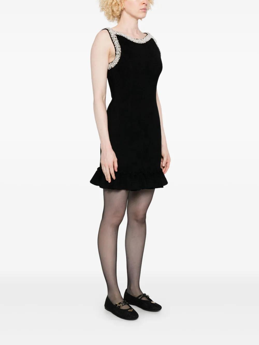sandro black pearl dress Black maxi dress with pearl details and a matching cropped cardigan with  pearl buttons. Elegant, timeless, and easy to style., #sandro
