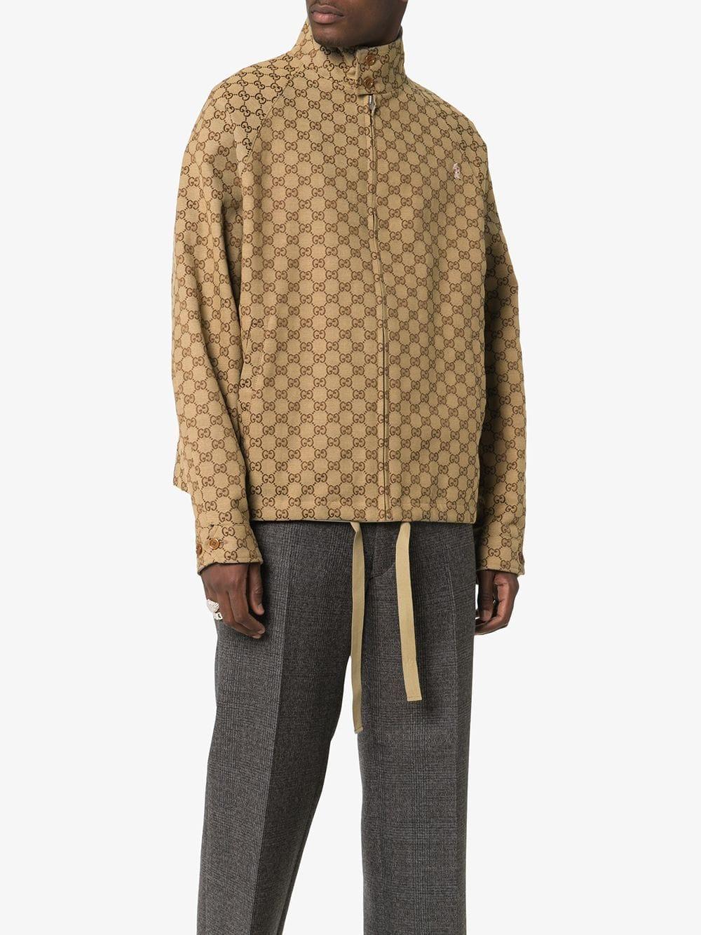 gucci canvas jacket