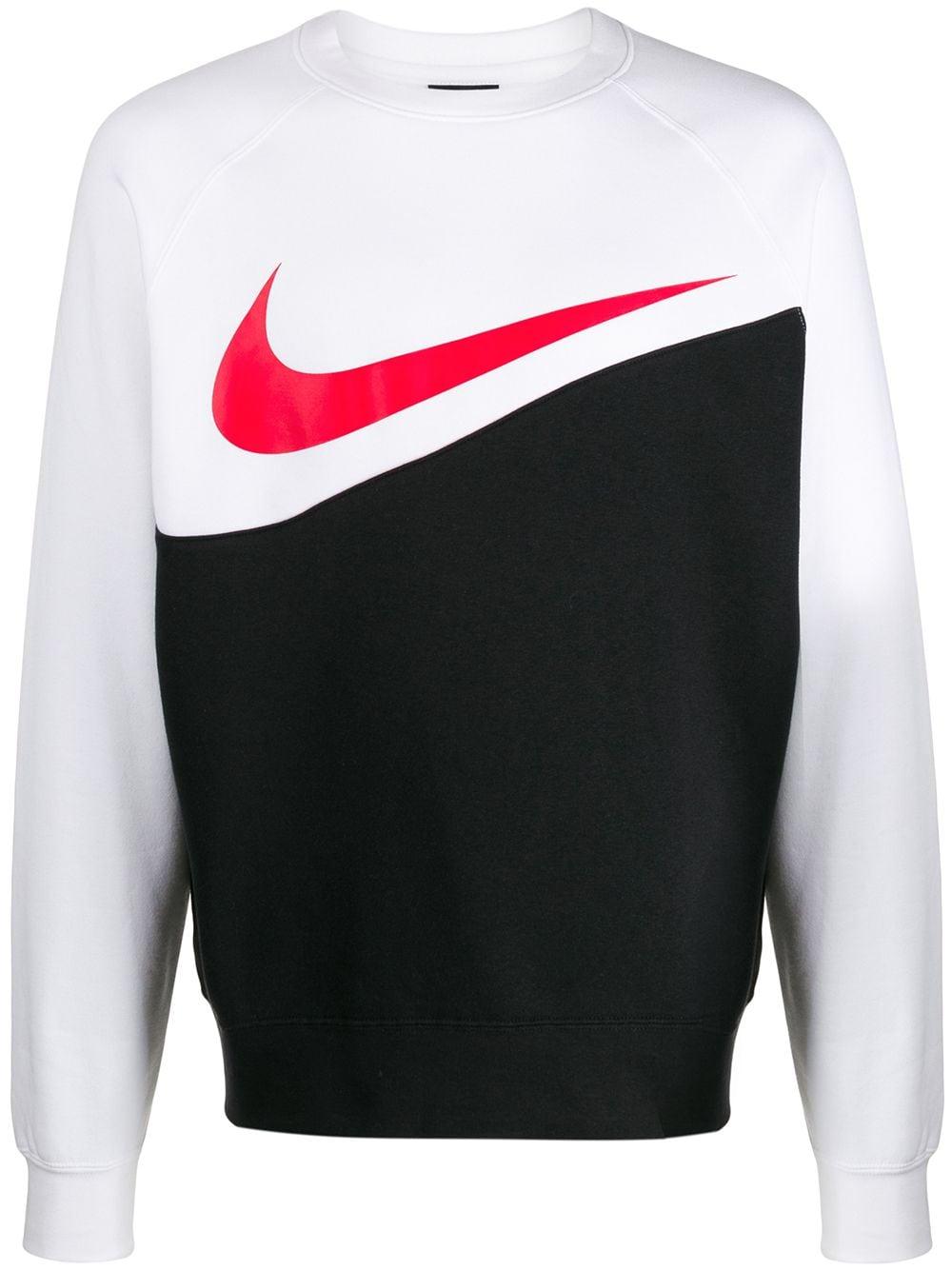 nike black and red sweatshirt