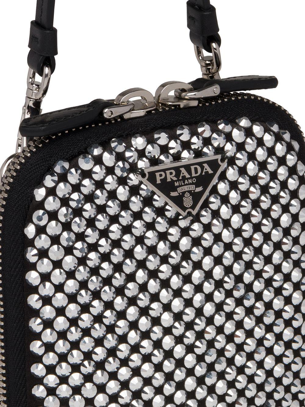 prada rhinestone bag