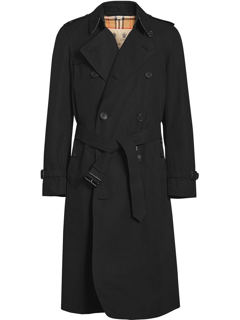 Burberry Synthetic The Westminster Heritage Trench Coat in Black for ...