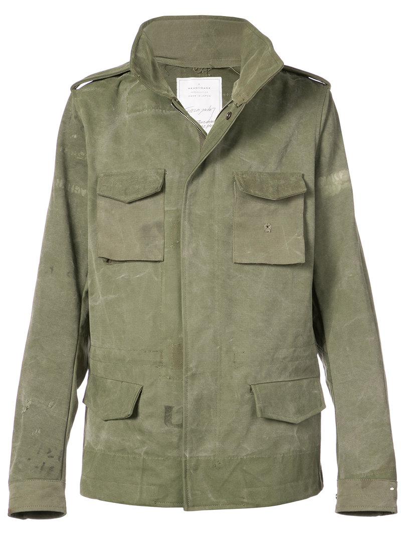 READYMADE Cotton Classic Field Jacket in Green for Men Lyst