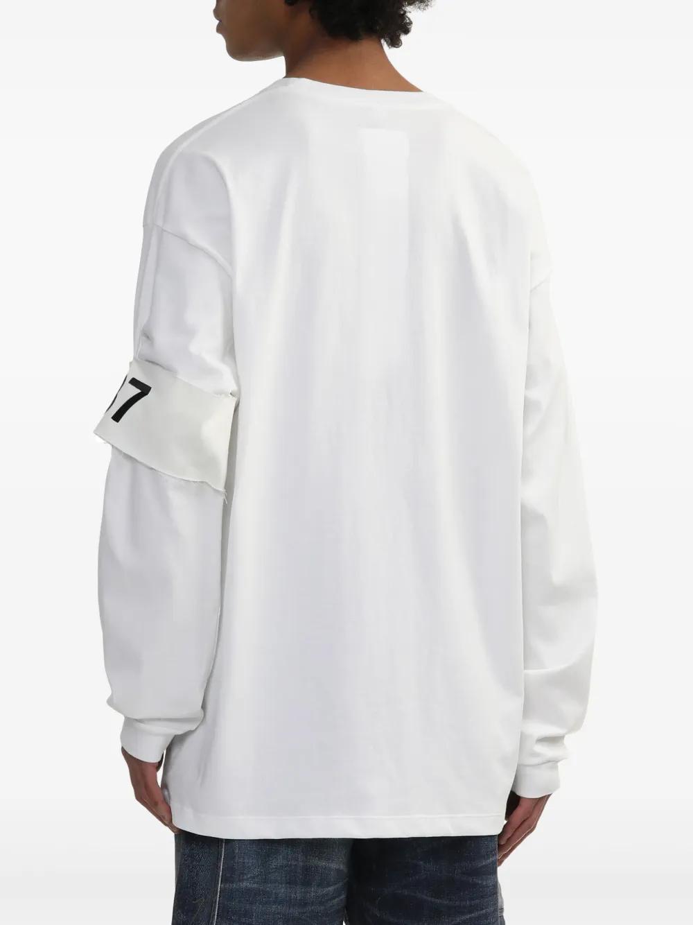 【関税込み】doublet ホワイト Bandage 刺繍 長袖Tシャツ White Bandage Embroidery Long-Sleeve T-Shirt by doublet on Sale