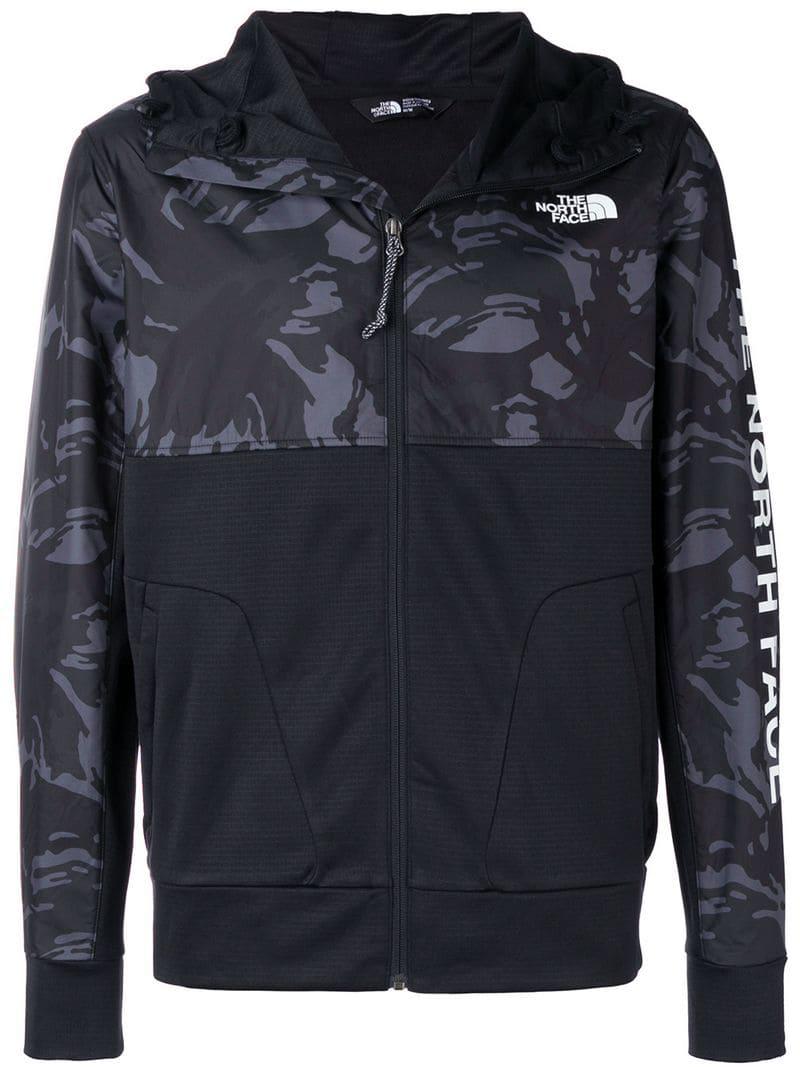 The North Face Train N Logo Overlay Jacket in Black for Men | Lyst