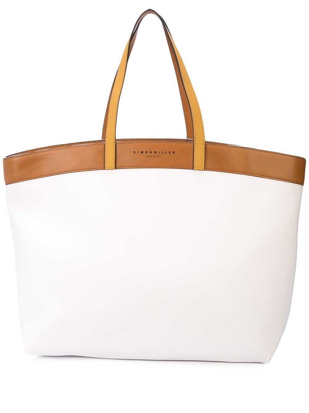 Simon Miller Rubber Two Tone Tote Bag in White - Save 23% - Lyst